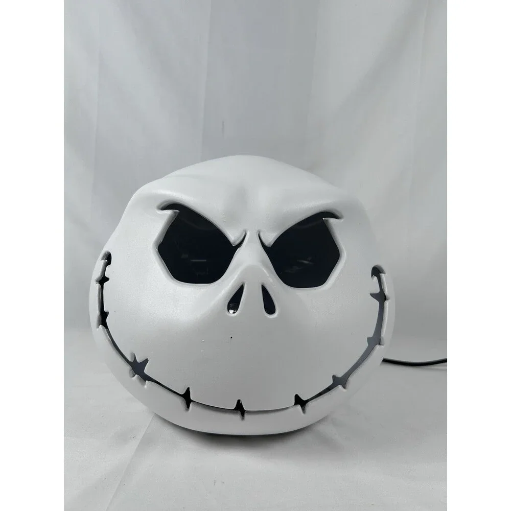 Disney Jack Skellington Head Light Up Nightmare Before Christmas Gemmy Rare